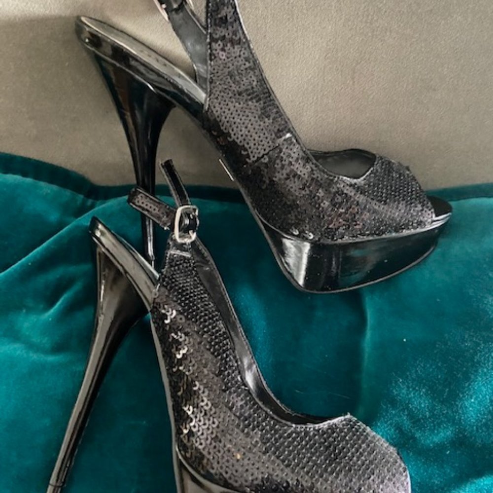 Sequined Heels